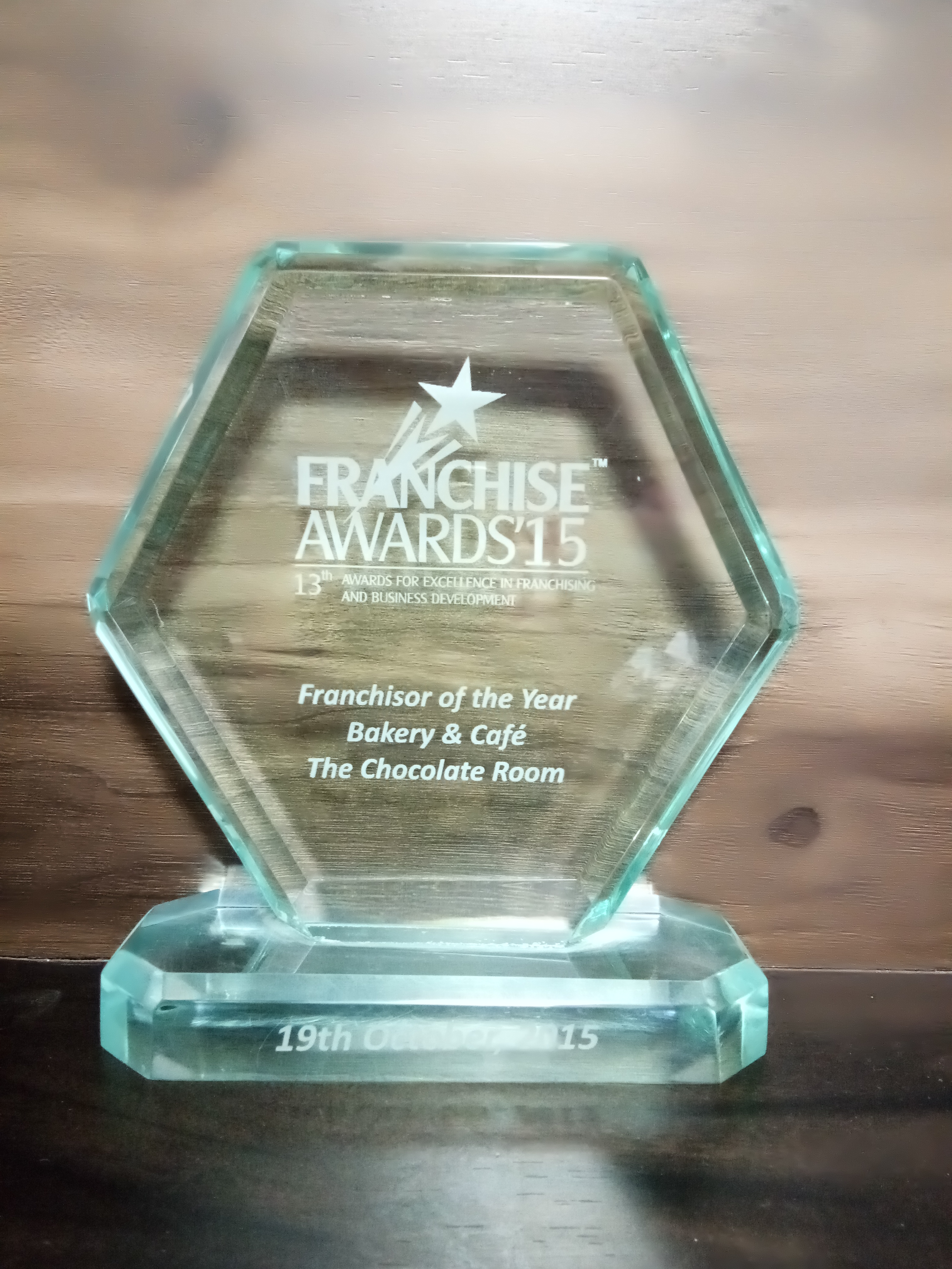 Franchisor of the year 2015